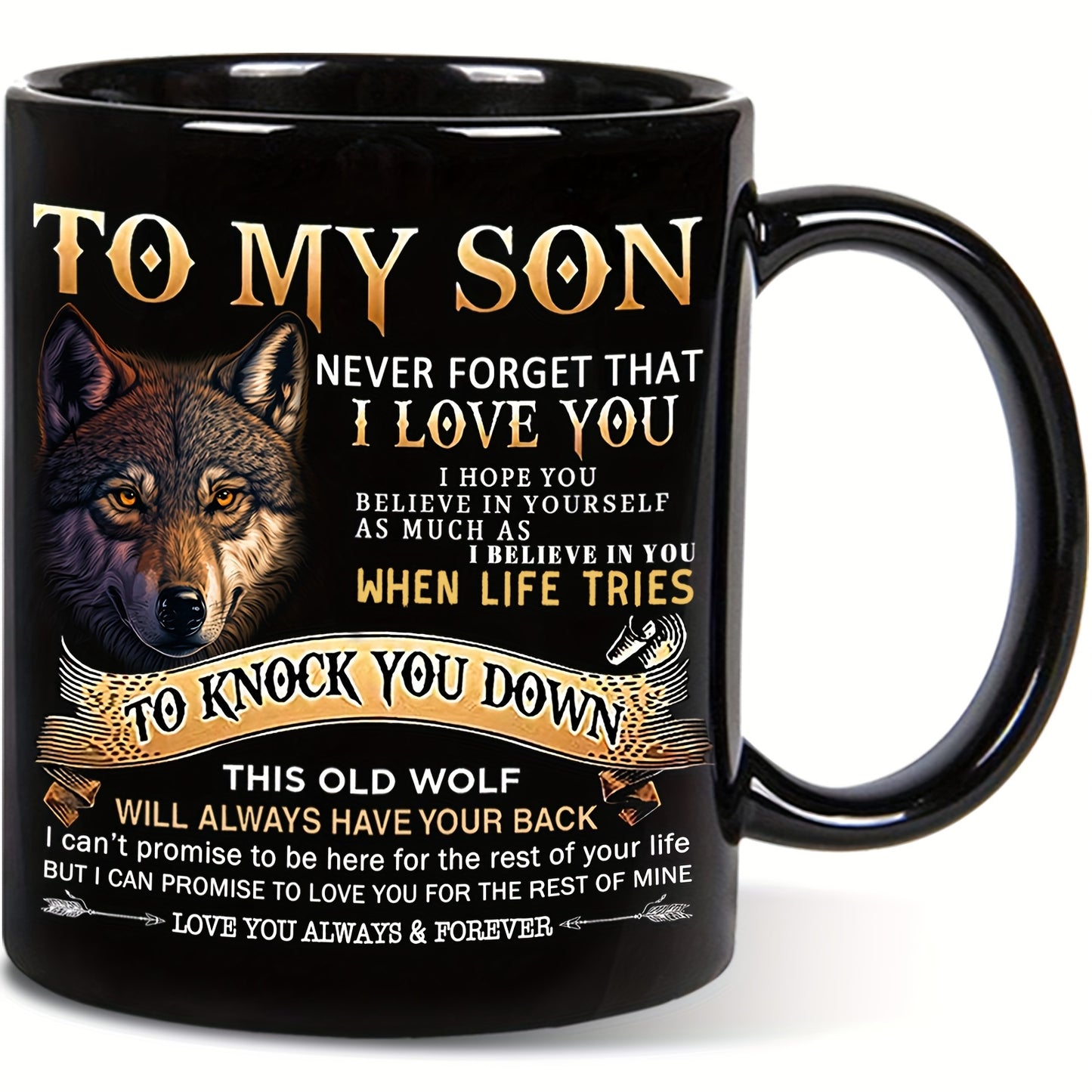 Ceramic Coffee Cup - Multiple Colors & Inspirational Designs