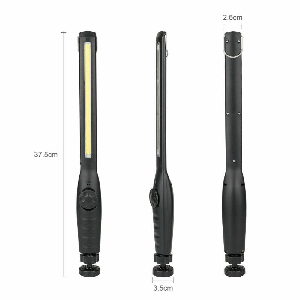 Rechargeable LED Work Light with Magnetic Base & Flexible Cordless Torch - 2 Pack