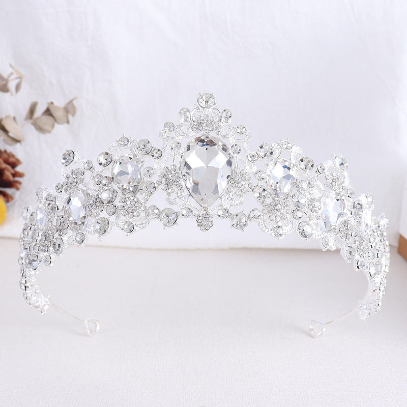 Baroque Rhinestone Bridal Crown