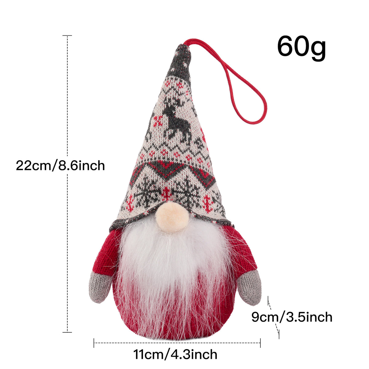 Christmas LED Luminous Doll Decoration - Nordic Holiday Ornament