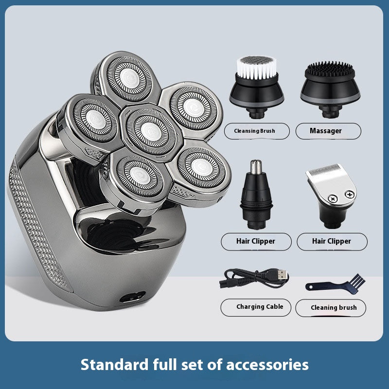 5-in-1 Electric Shaver for Men, 4D Floating Head, Rechargeable