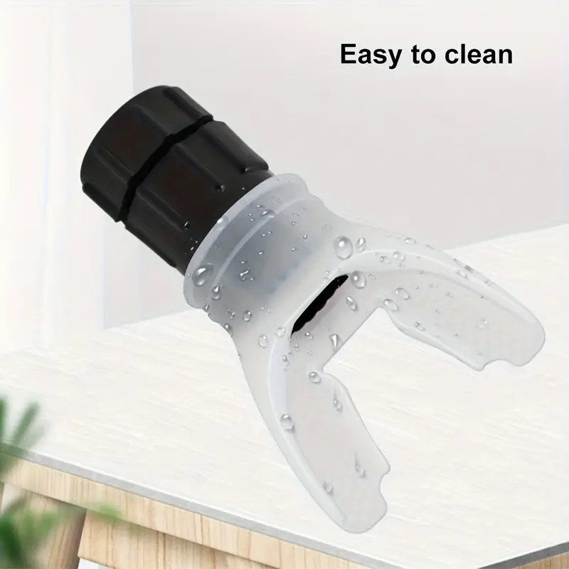 Breathing Exercise Device for Lung Capacity Training - Adjustable Resistance