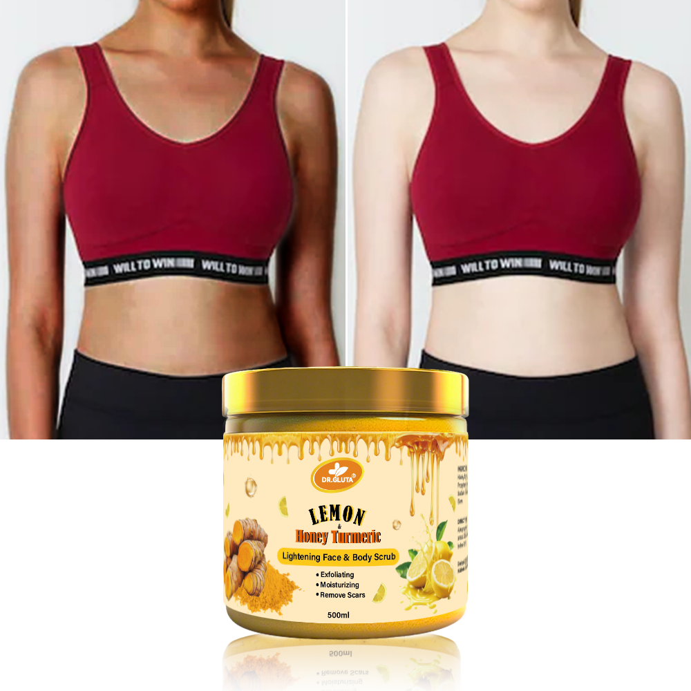 Vitamin C Body Scrub with Almond Oil - Brightening & Whitening 500ml