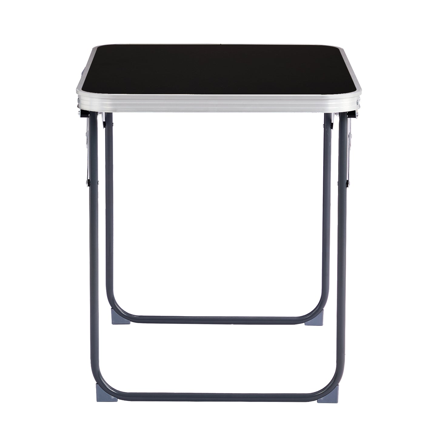 Portable Aluminum Folding Camping Table - 2.3ft Black