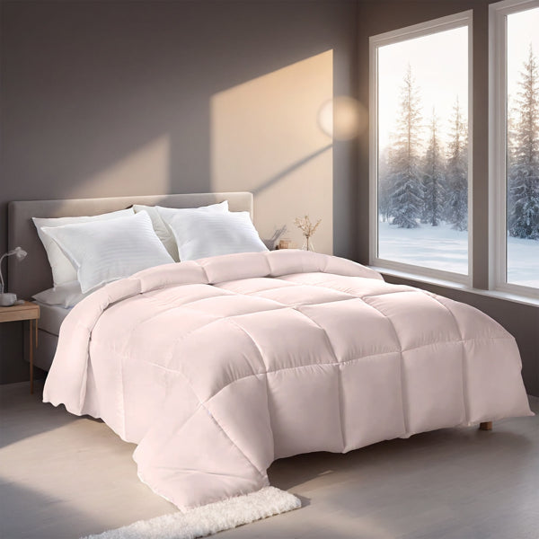 Extra Large Pink Duvet Insert - Cozy & Skin-Friendly Bedding