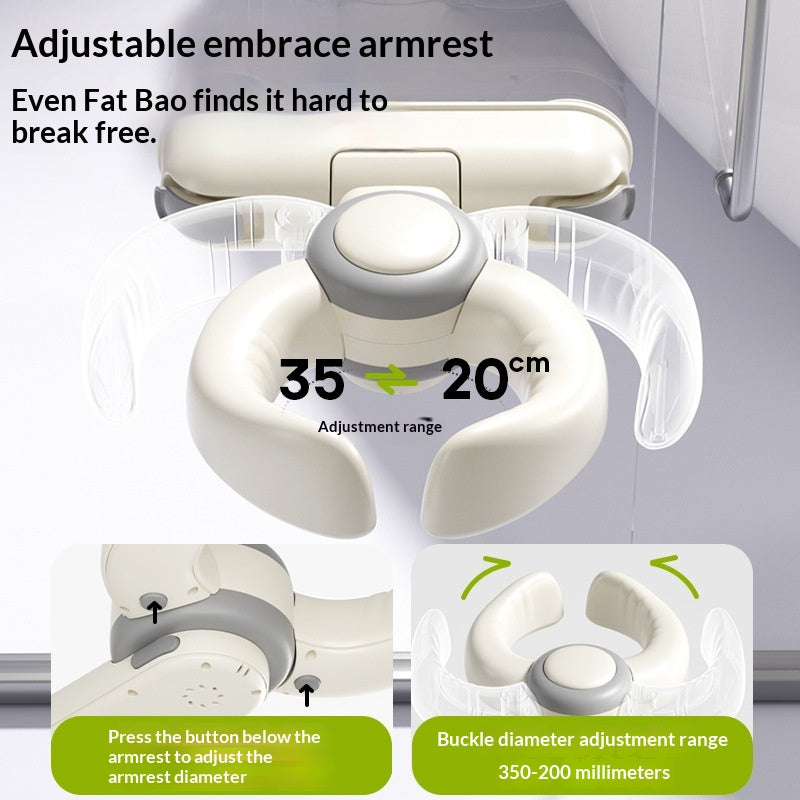 Baby Bathing Support Stand - Infant & Toddler Standing Bath Aid