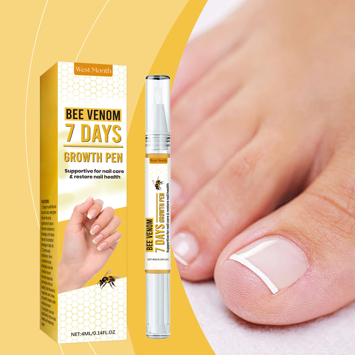 Deep Cleansing Mild Moisturizing And Nourishing Nail Care Solution