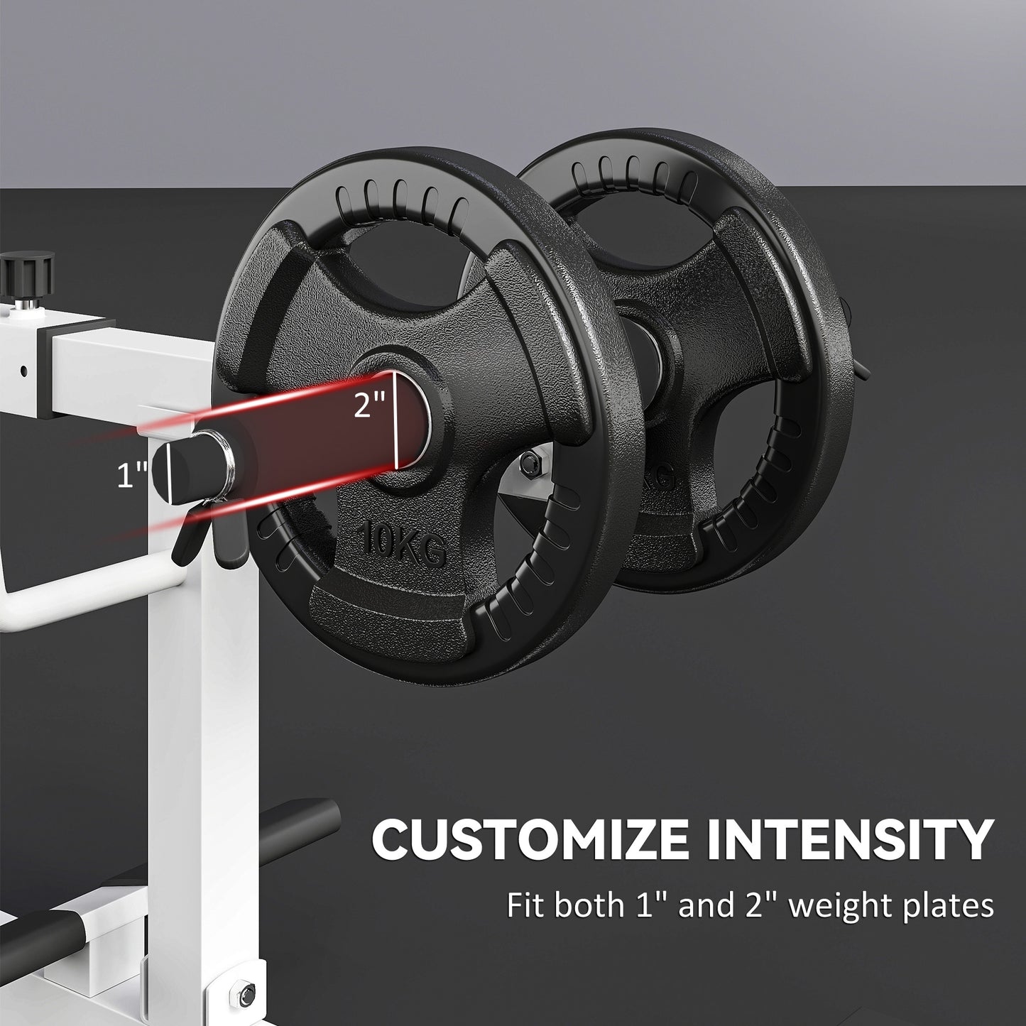 Adjustable Steel Calf Raise Machine for Strength Training - Purple