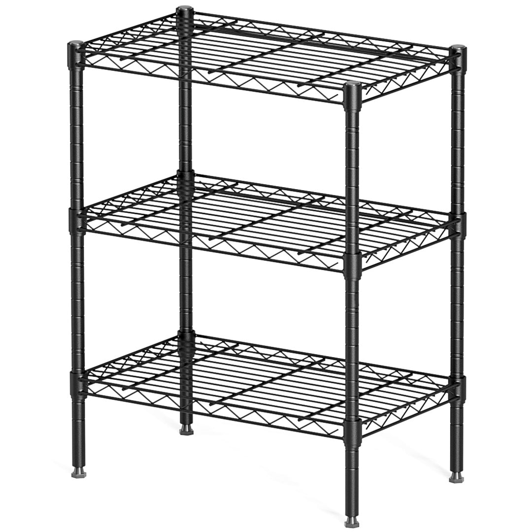 Adjustable Heavy-Duty Metal Wire Storage Rack Shelves