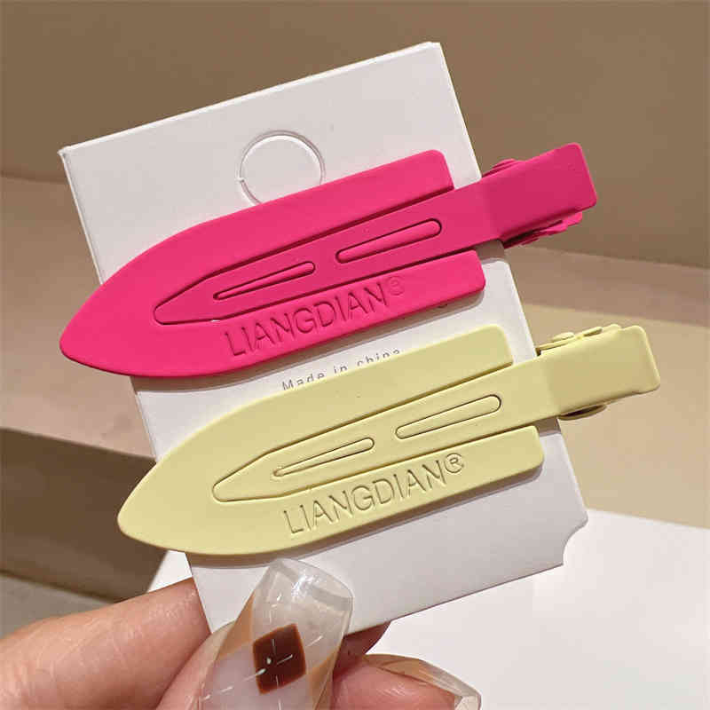 Hair Barrettes Seamless 7cm Clip Pair