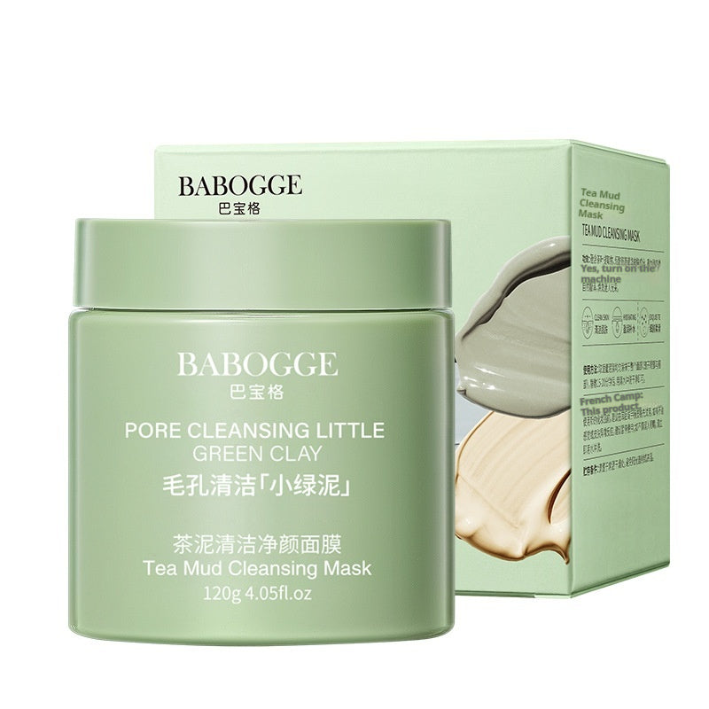 Deep Cleansing Clay Facial Mask 120g - Non-Pulling Mud Mask for All Skin Types