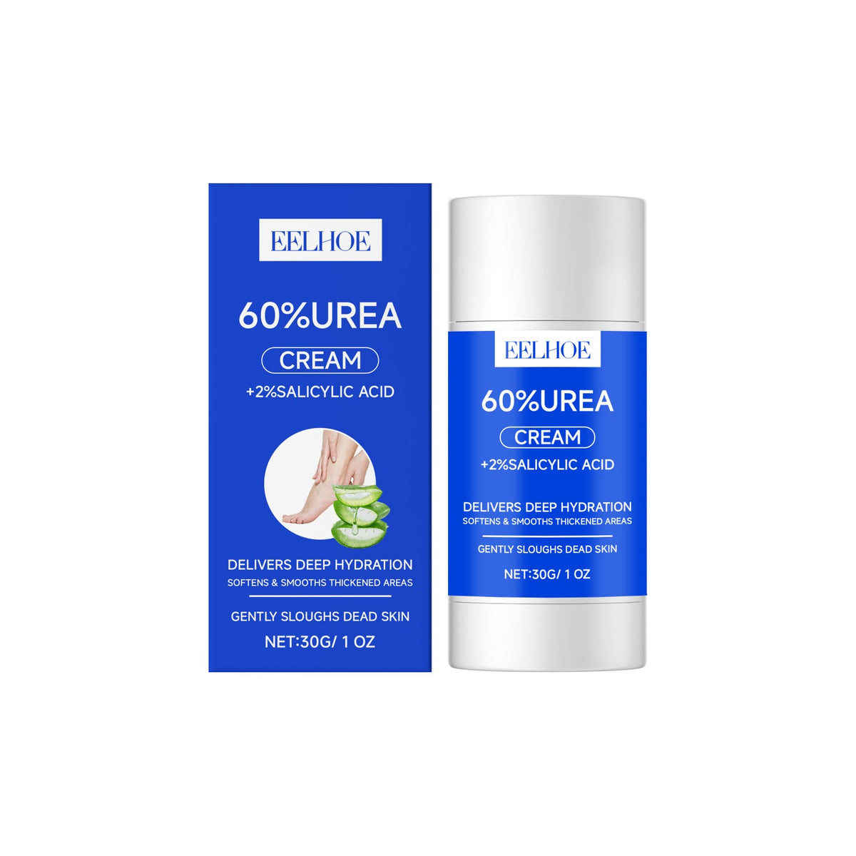 Urea Foot Care Stick 30g - Moisturizing Foot Balm for Cracked Skin