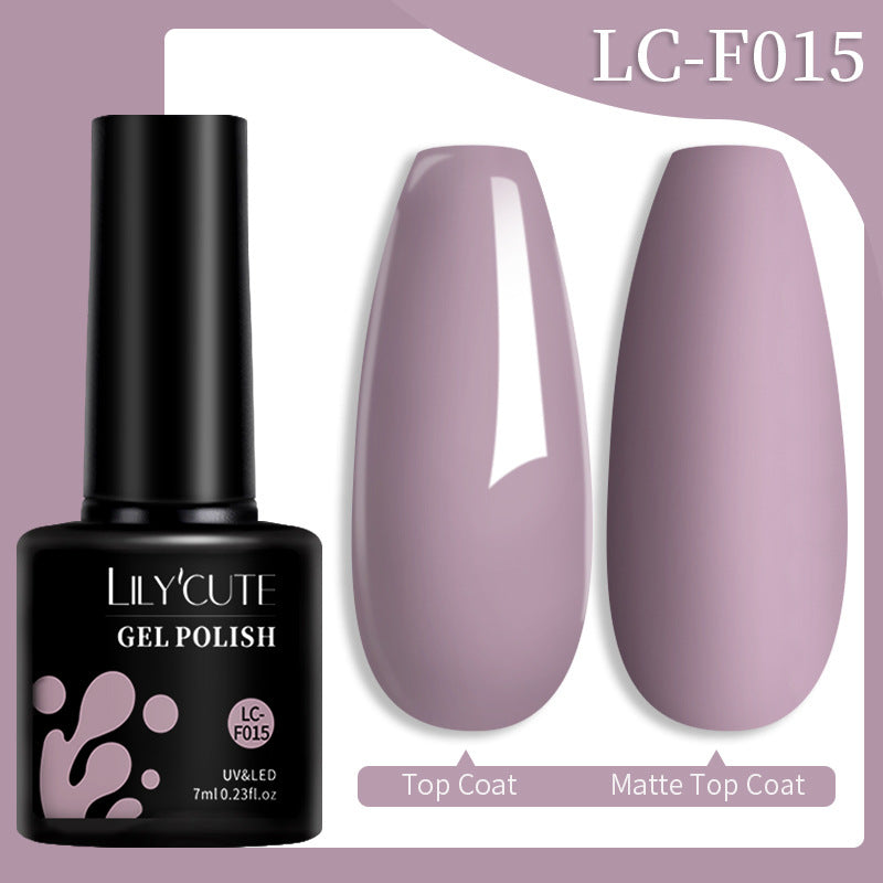 Colored Glitter Nail Glue Set for Nail Art - Waterproof & Non-Flushing