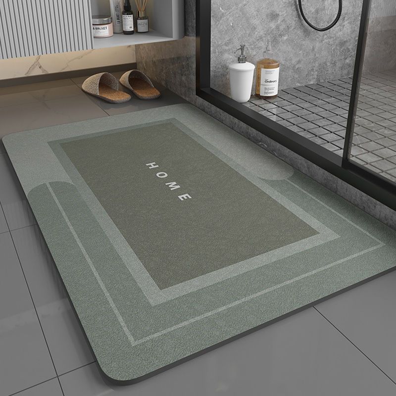 Modern Non-Slip Diatom Ooze Bathroom Floor Mat - Absorbent & Stylish