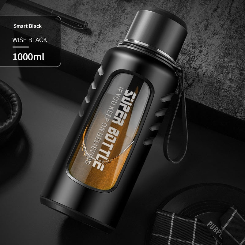 Heat-Resistant Double-Walled Large Capacity Travel Mug - Insulated Drinkware