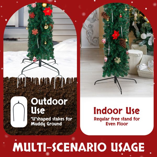 PVC Christmas Arch Decoration - 240x40x265cm