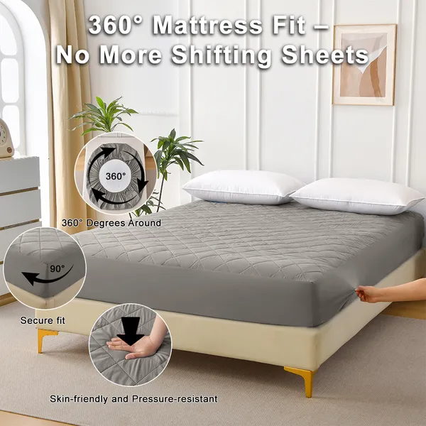 Ultrasonic Waterproof Mattress Protector - Multiple Sizes