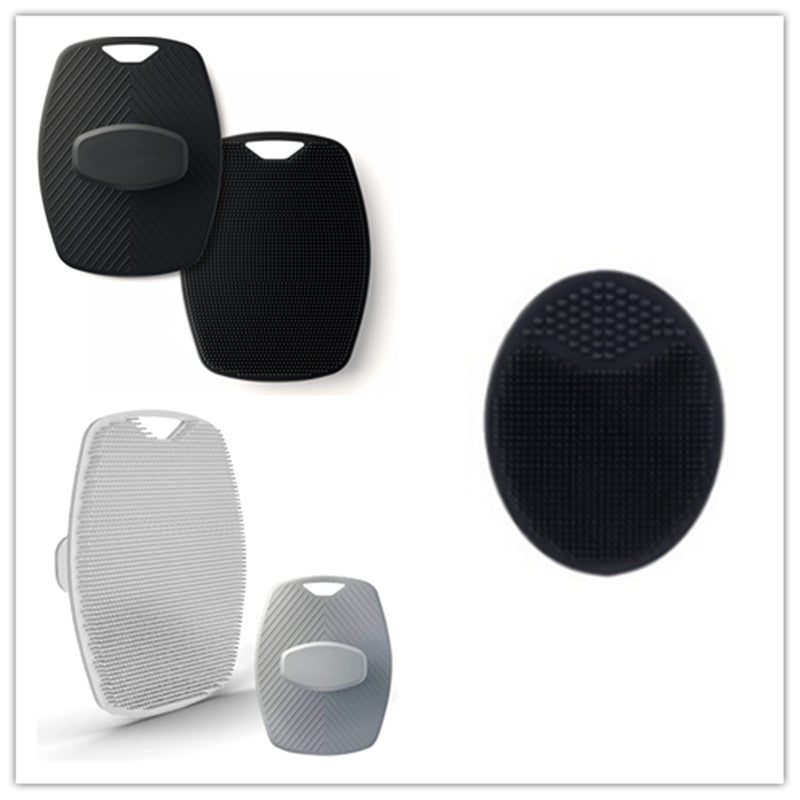 Polygonal Silicone Bath Brush - Portable Shower Massage Brush