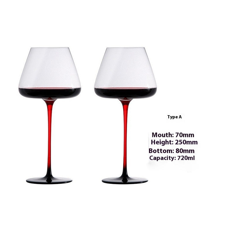 Red Wine Glass Set with Multiple Sizes and Styles - Elegant Home Barware