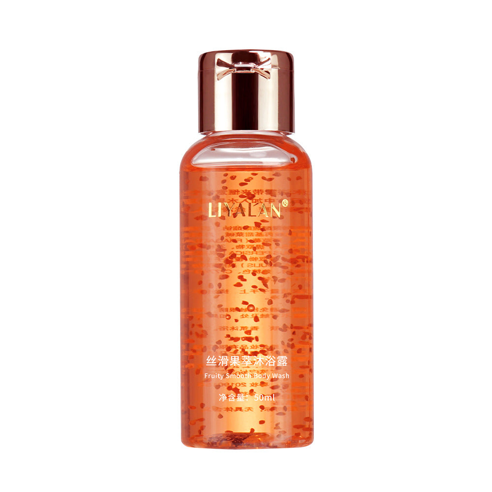 Jasmine & Strawberry Travel Body Wash Set - Moisturizing & Deep Cleaning