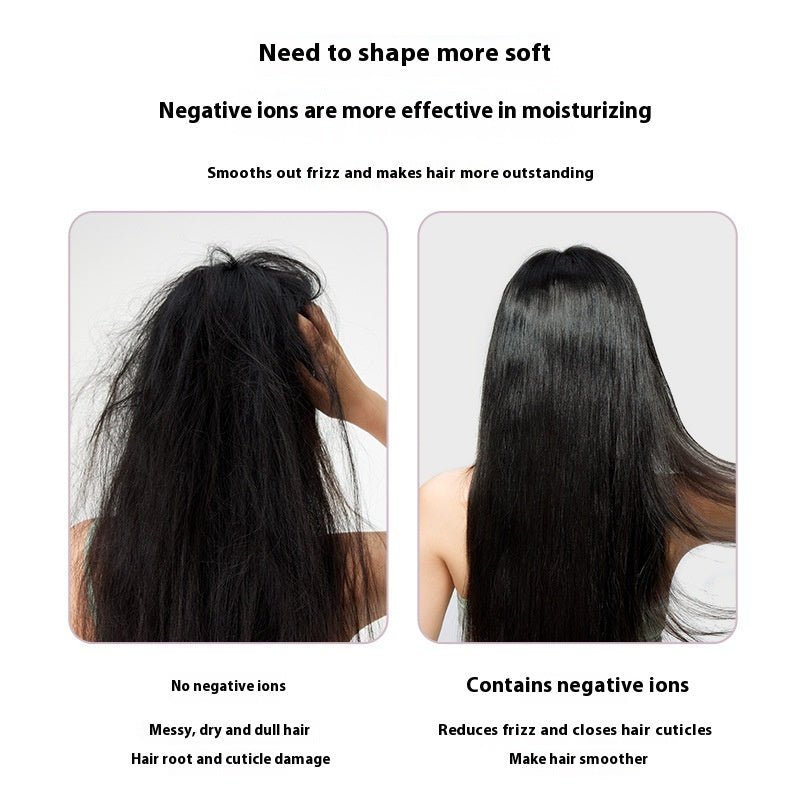 Wireless Hair Straightening Comb with Anion Technology - Portable Electric Hair Tool