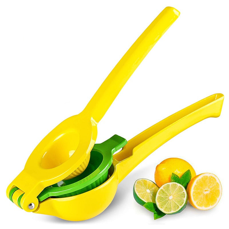 Metal 2-in-1 Lemon Squeezer - Sturdy Hand Juicer for Citrus