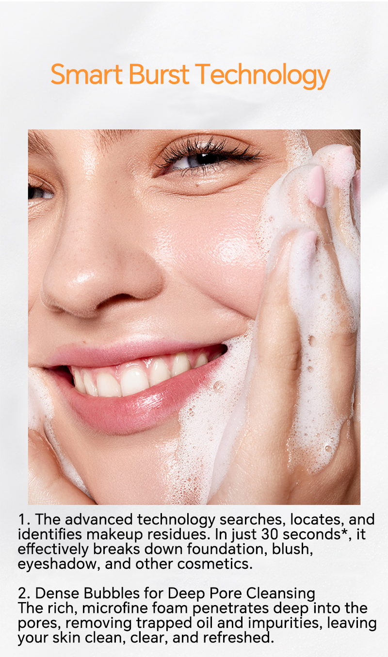 Gentle Cleansing Mousse Facial Cleanser - Daily Face Wash