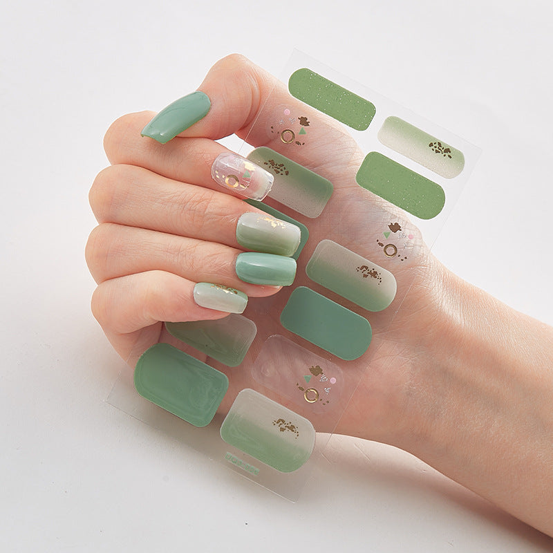 Laser Nail Polish Film Stickers Butterfly Pattern Nail Art Decals
