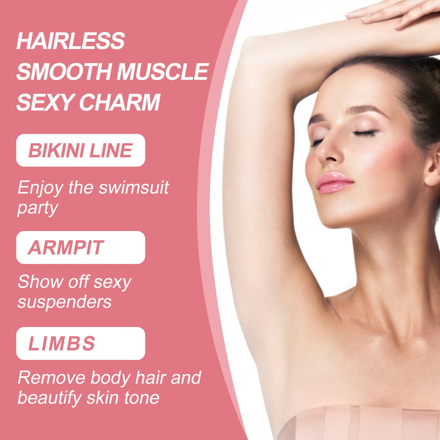 Gentle Hair Removal Cream for Face and Body - Moisturizing Formula
