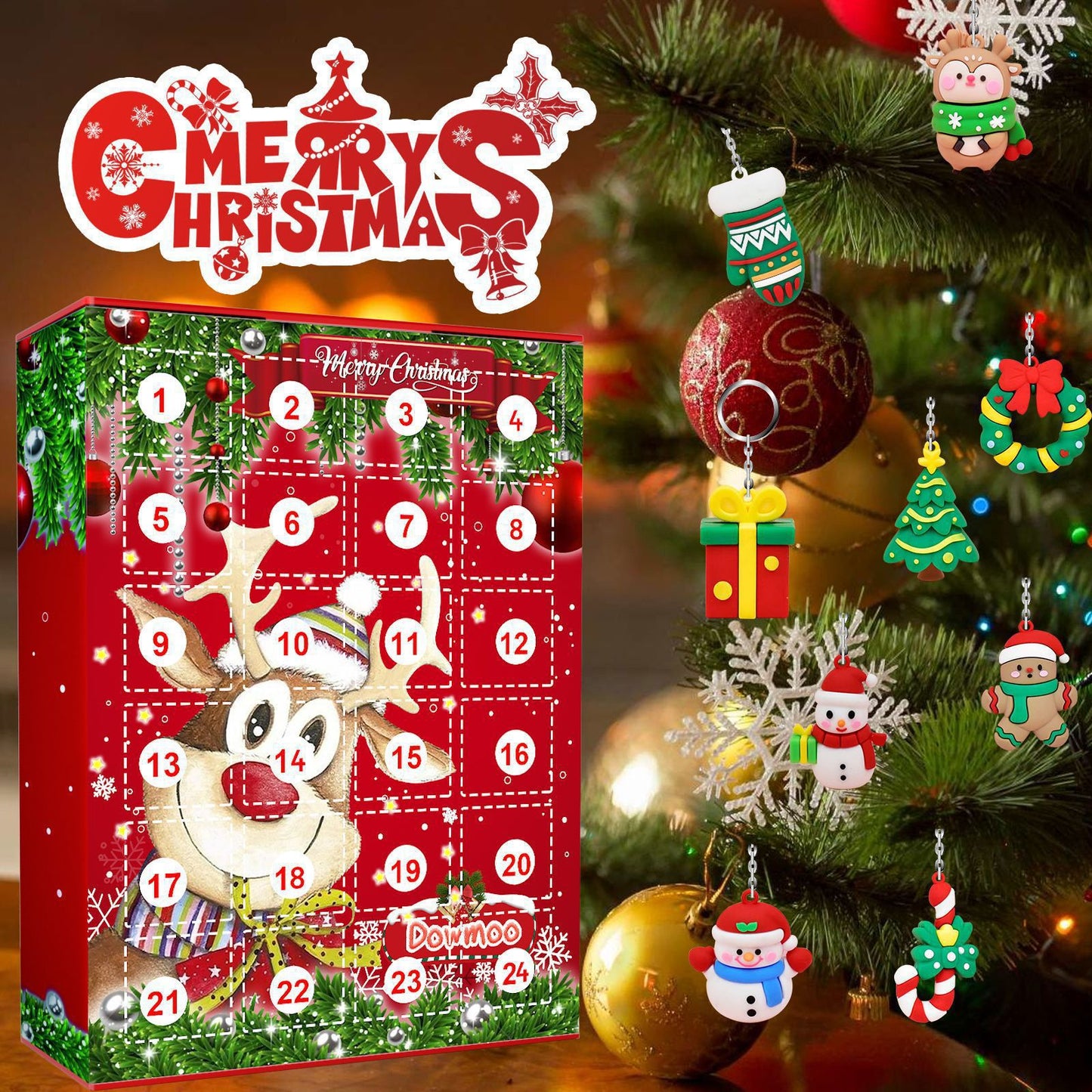 24-Day Advent Calendar Blind Box Atmospheric Toys Christmas Gift Set