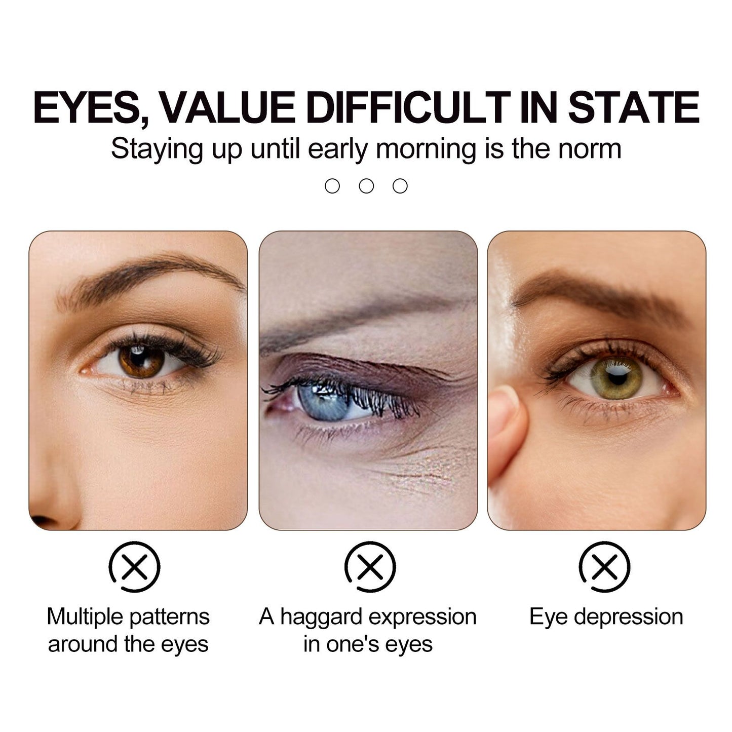 Retinol Eye Cream Stick - Anti-Aging Treatment for Dark Circles & Puffiness