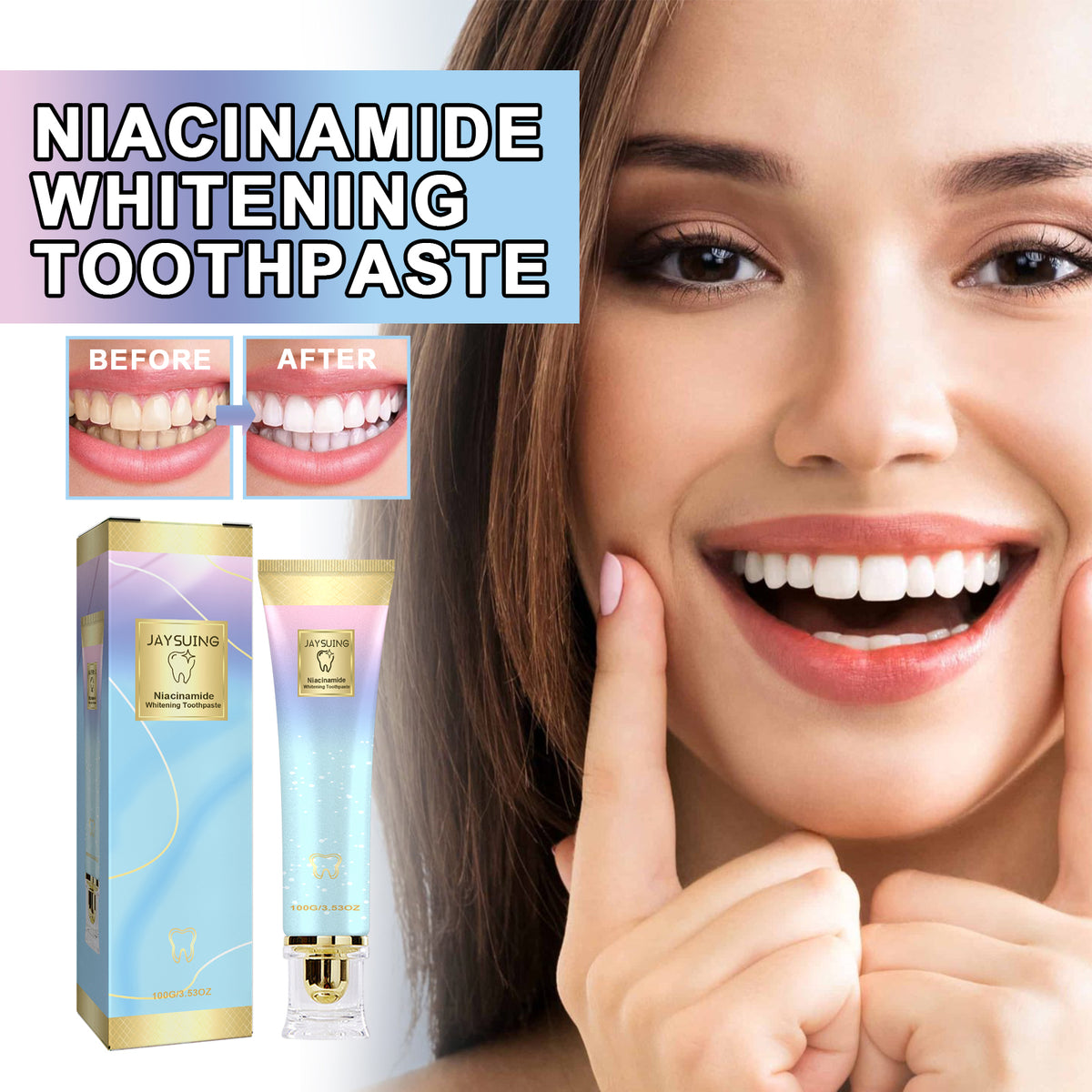 Brightening Toothpaste 100g | Whitening & Stain Removal