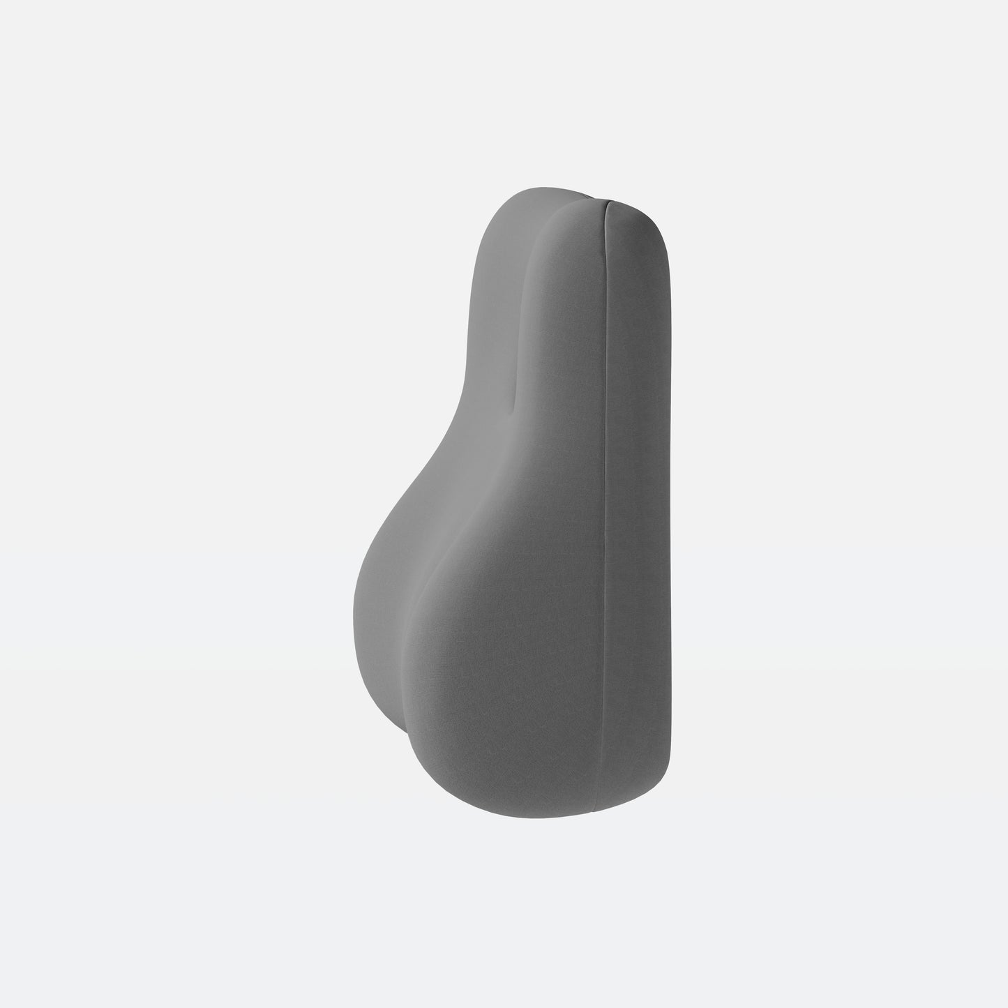 Ergonomic Memory Foam Support Pillow for Couples - Grey