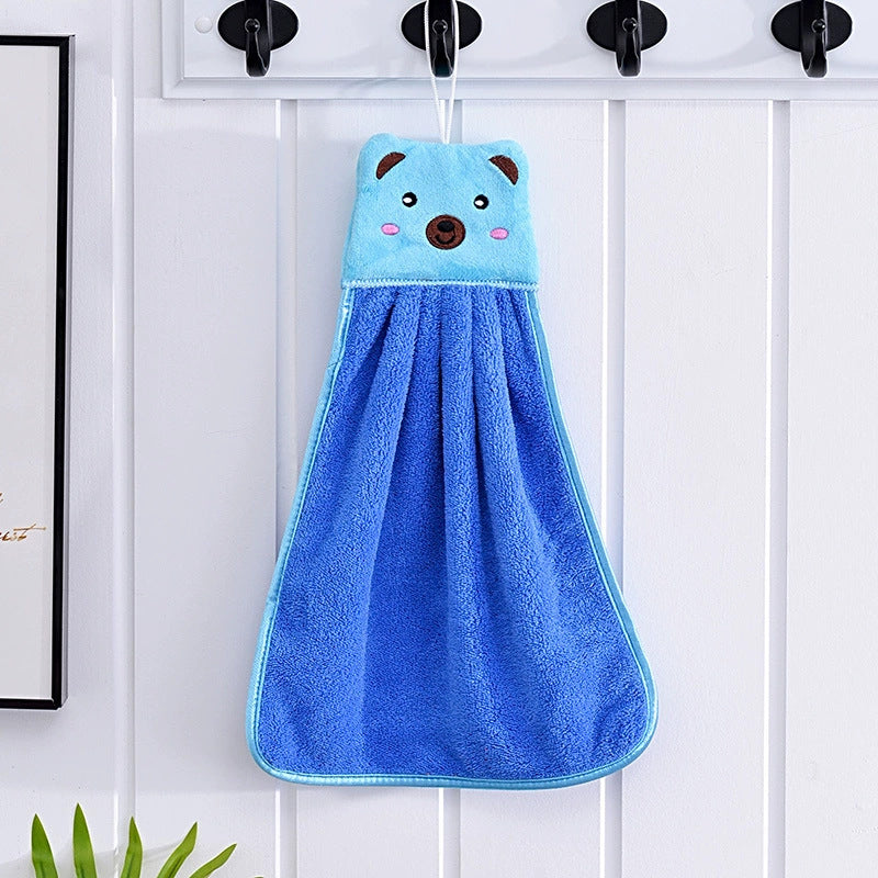 Cute Hanging Hand Towel for Kitchen - Lint-Free Household Decor