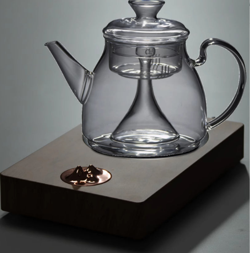 Large Capacity Glass Steam Teapot for Home Brewing - 1.5L