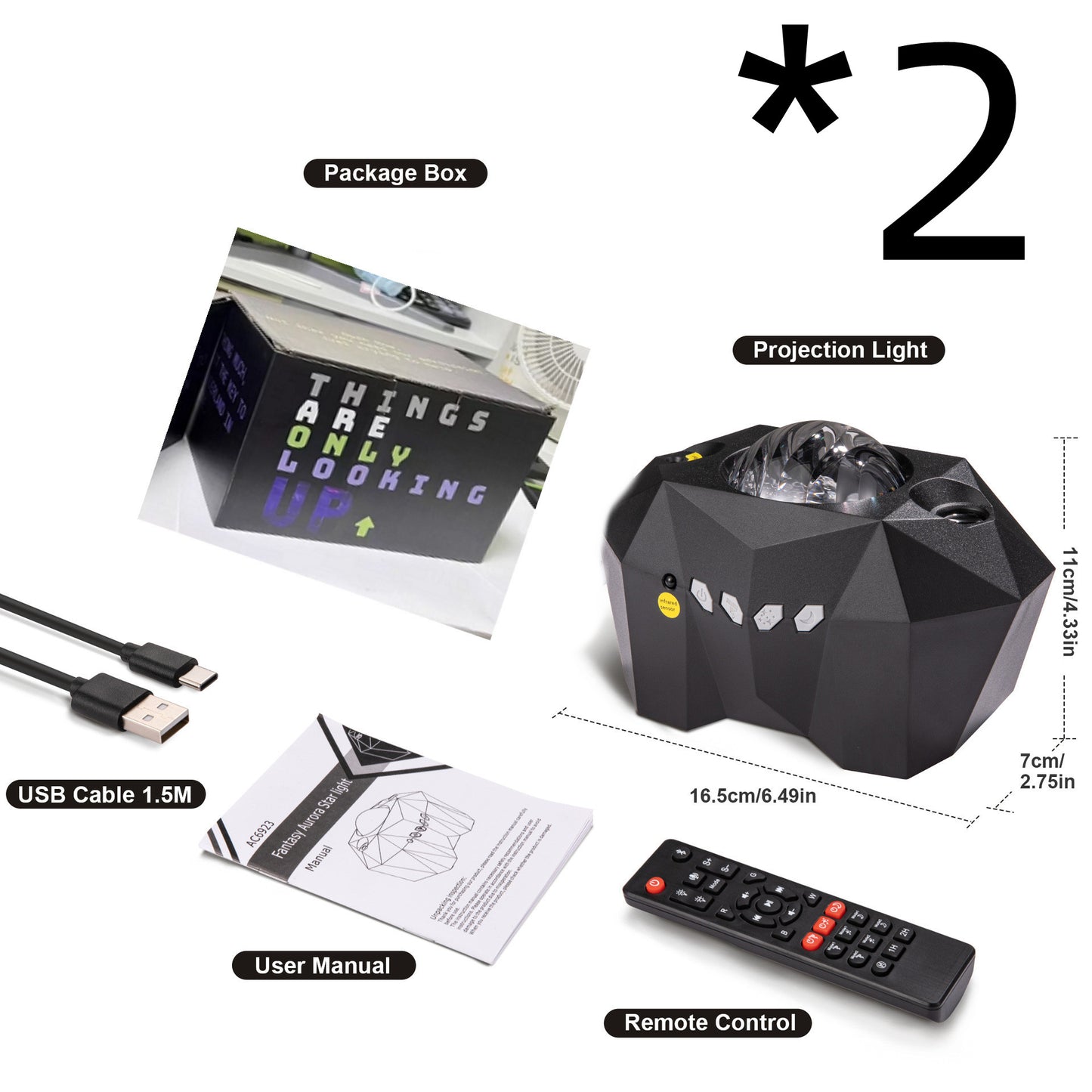Bluetooth Water Pattern Ocean Star Projector Lamp with Music Remote Control