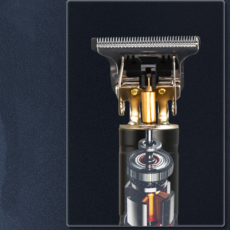 Rechargeable Electric Hair Clipper with Titanium Steel Head - Portable USB Grooming Tool