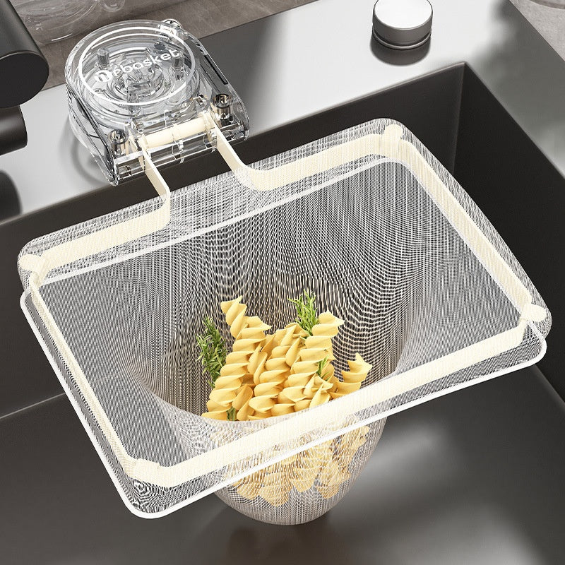 Multifunctional Sink Strainer Rack with Suction Cups - Kitchen Storage Organizer