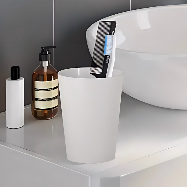 Resin Bathroom Tumbler Cup Decorative Rinse Cup,Drinking