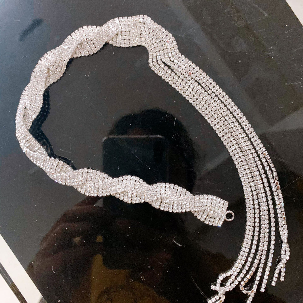 Rhinestone White Headband