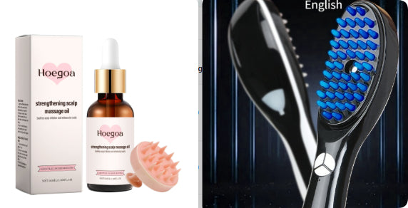 Scalp Care Massage Oil with Comb - 50ml