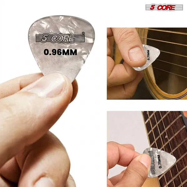 Guitar Picks Variety Pack - Light, Medium, Heavy, Extra Heavy