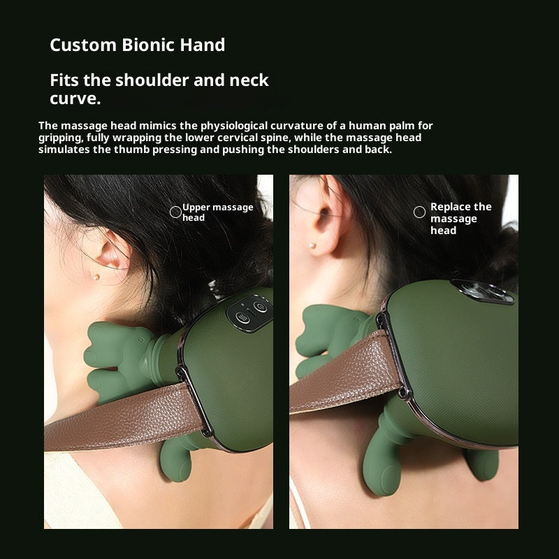 Electric Neck And Shoulder Muscle Massager Wireless Back Kneading