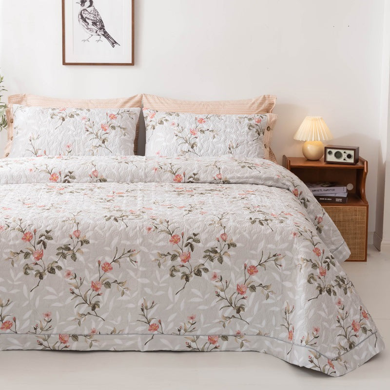 Cotton Bed Cover Set – Multiple Sizes & Patterns for Household Use