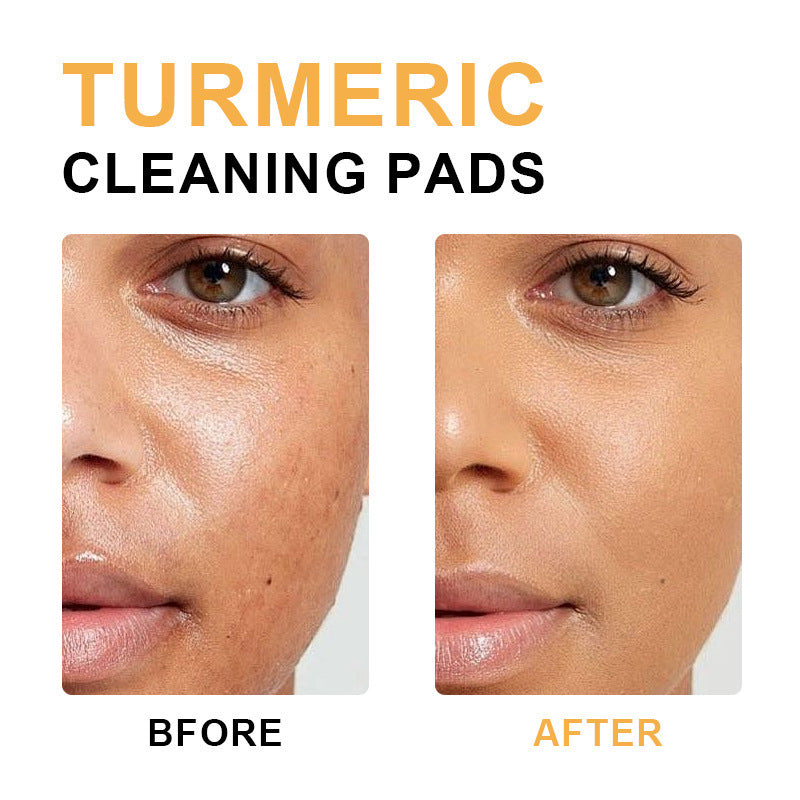 Facial Cleansing Tablets with Turmeric and Kojic Acid - 40 Pieces