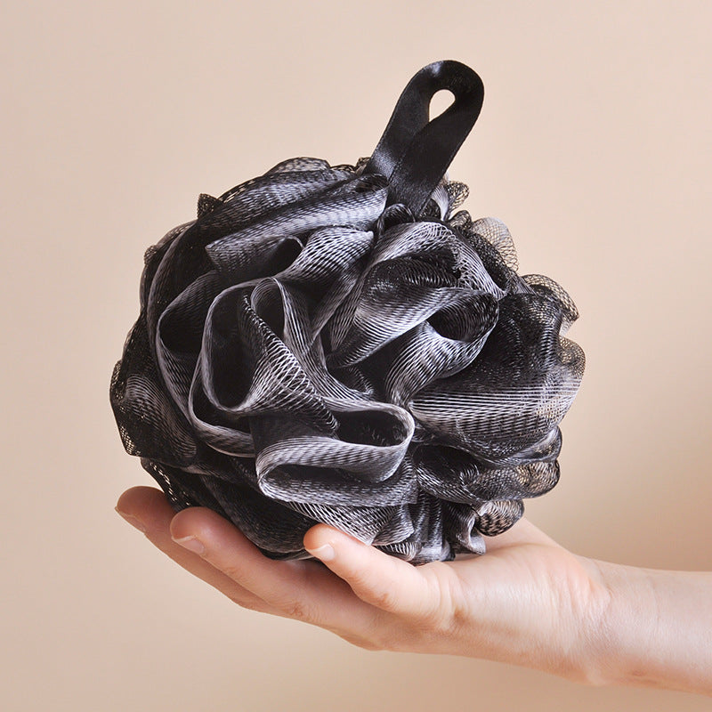 Men's Black Bamboo Charcoal Shower Ball - Home Bathroom Accessory