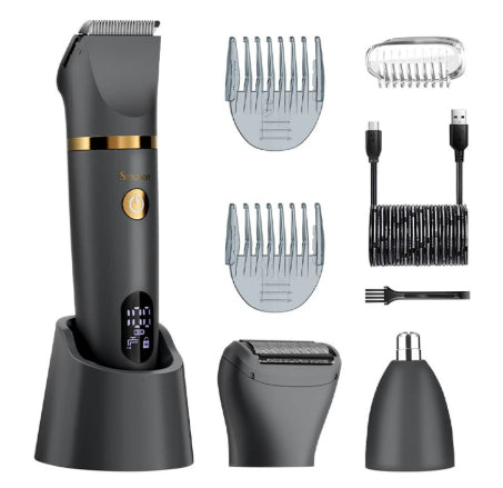 Men's Hair Clipper & Trimmer Kit – Battery Powered