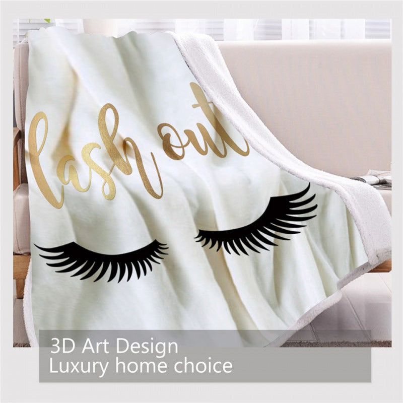 Double-Layer Geometric Pattern Airable Cover Square Blanket - All Sizes & Styles