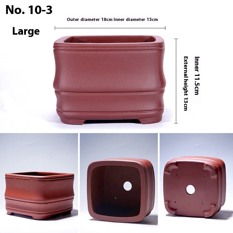 Purple Sand Flowerpot Tray for Yixing Pots - Garden & Home Storage