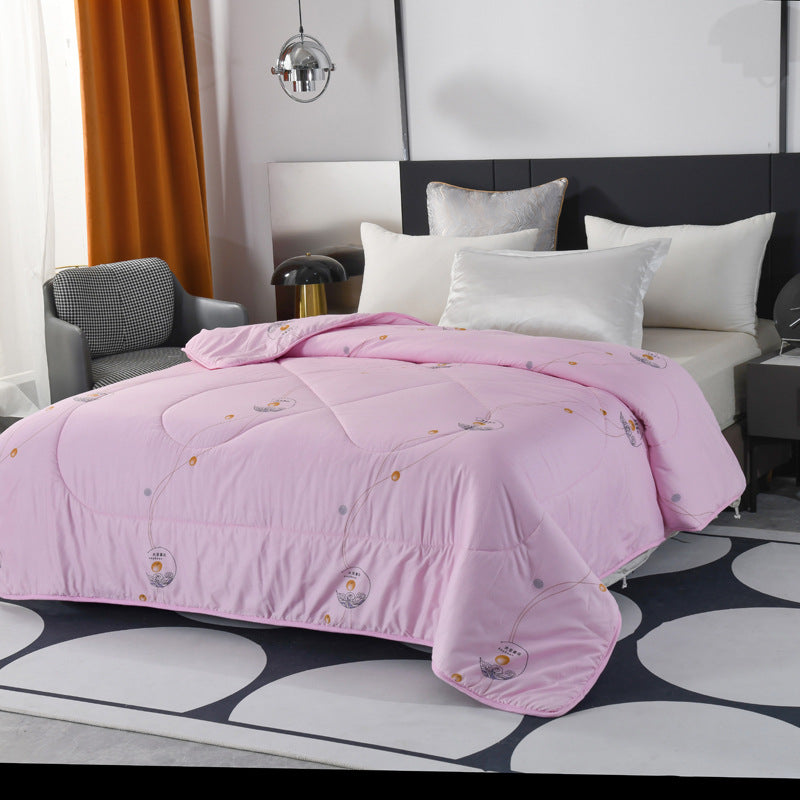 Washed Cotton Summer Quilt Blanket - Non-Printed, Lightweight, Multiple Sizes